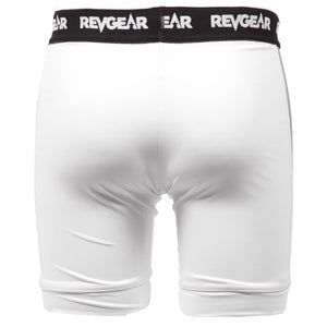 Revgear Staredown Revolution Vale Tudo Shorts - White/Black - FightstorePro