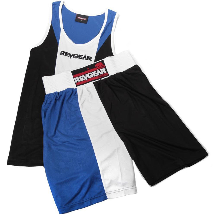 Revgear Tri Colour Boxing Kit - Blue - FightstorePro