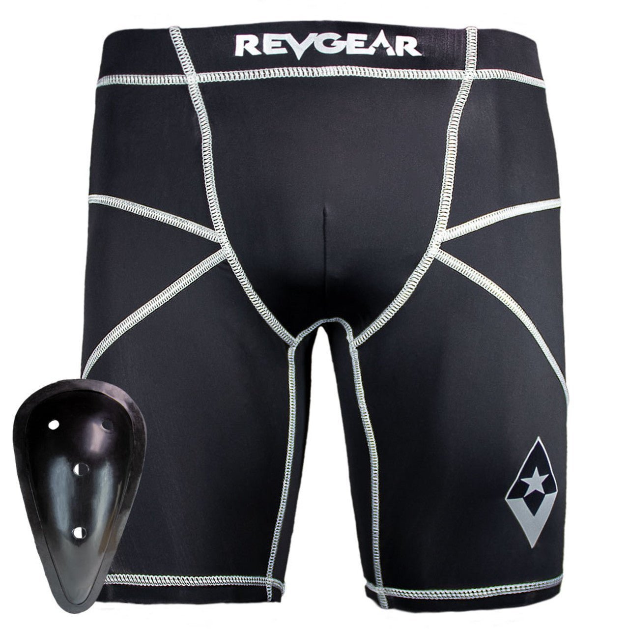Revgear X13 Compression shorts with Protective Cup - FightstorePro
