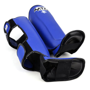 SFS1 MTG Blue Synthetic Shin Pads - FightstorePro