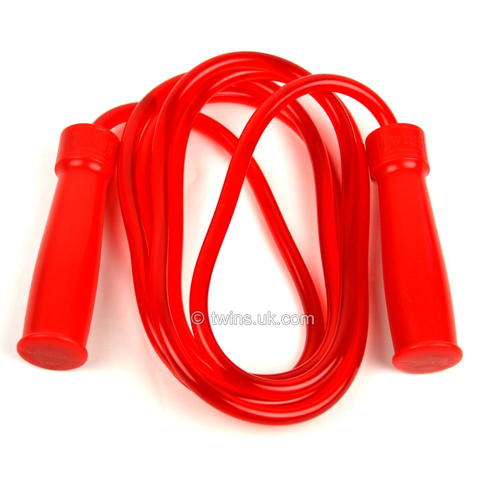 SR2 Twins Red Heavy Bearing Skipping Rope - FightstorePro