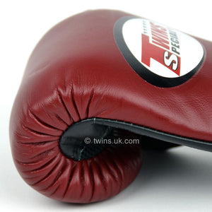 Twins Air-Flow Bag Mitts - Burgundy - FightstorePro
