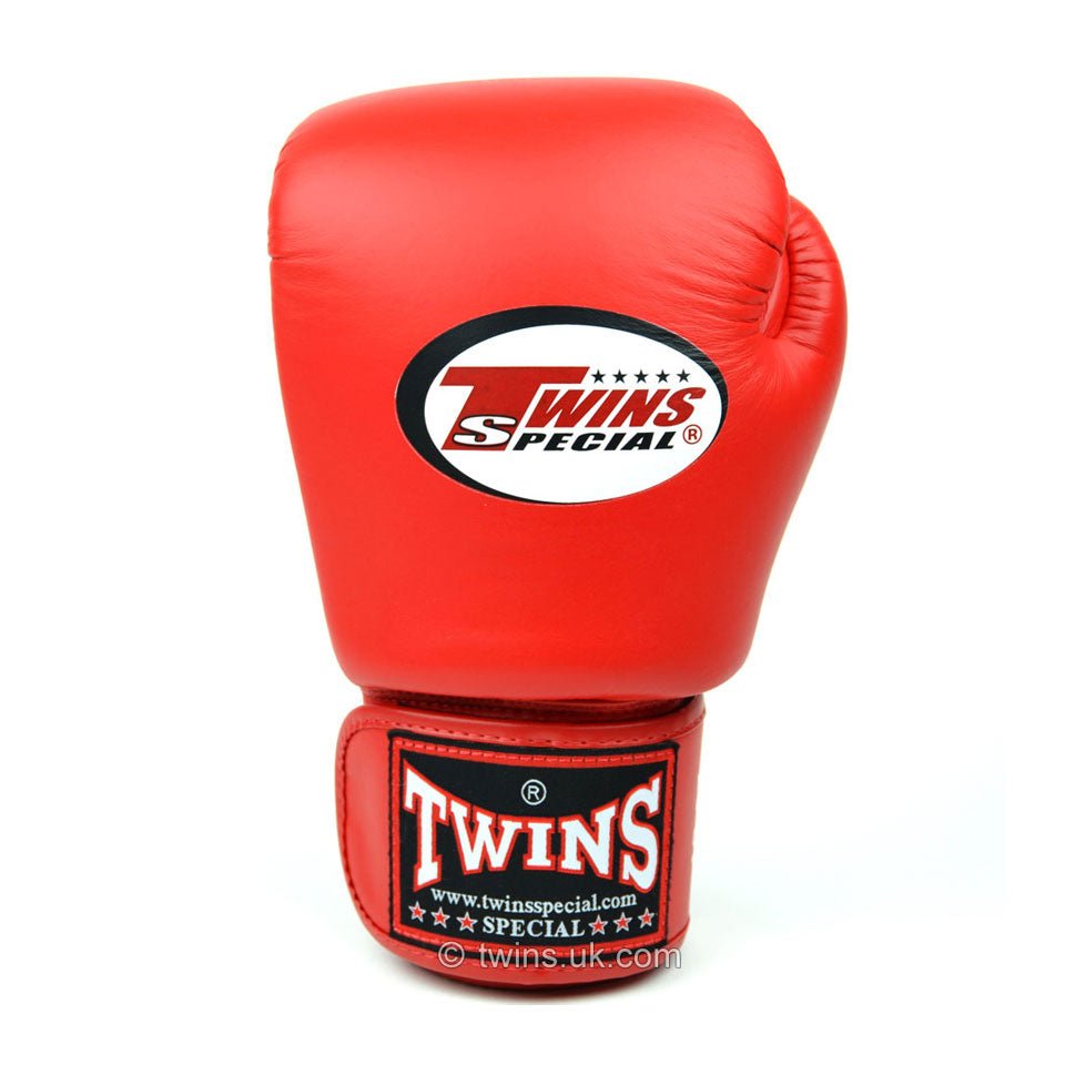 Twins BGVL2-J Red Junior Velcro Boxing Gloves - FightstorePro