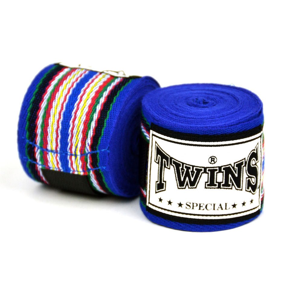 Twins CH2 Blue Premium Cotton Handwraps - FightstorePro