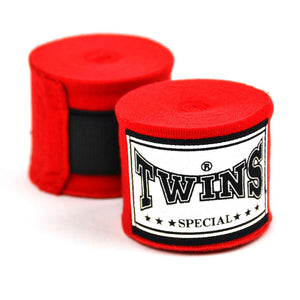 Twins CH5 Red Premium Elastic Handwraps - FightstorePro
