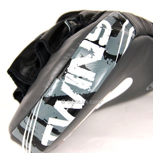 Twins PML-10 Deluxe Curved Focus Mitts Grey - FightstorePro