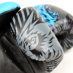 Twins Special Boxing Gloves - Sky Blue Wolf - FightstorePro