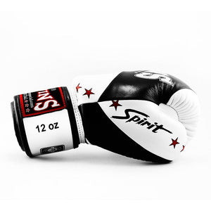 Twins Special Boxing Gloves - Spirit - Black/White - FightstorePro