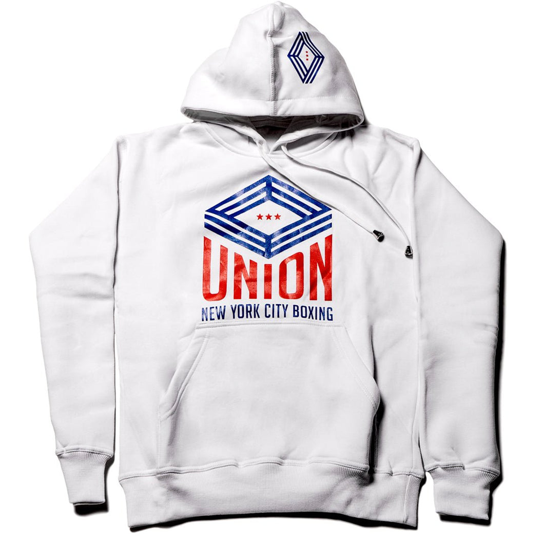 Union Boxing Hoodie - White - FightstorePro