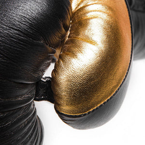 Union Boxing Pro Lace Glove - Black/Gold - FightstorePro