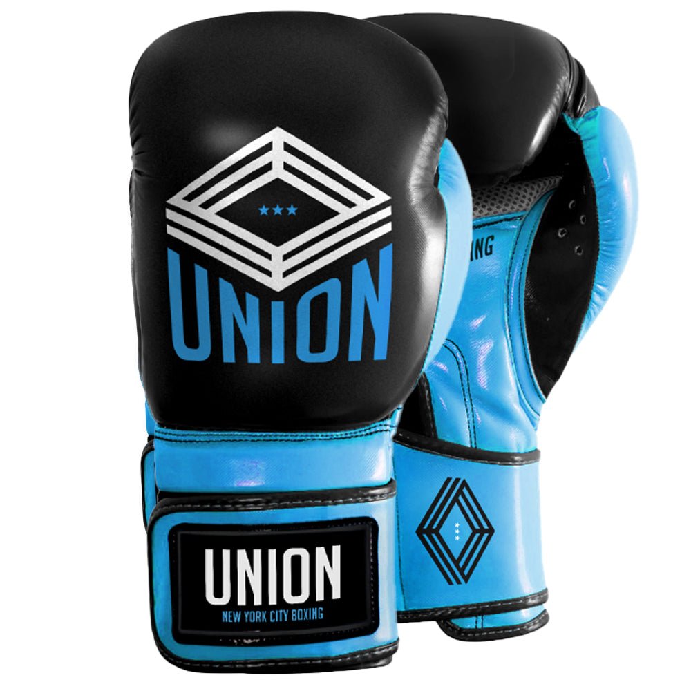 Union Boxing Youth Glove - Black/Blue - FightstorePro